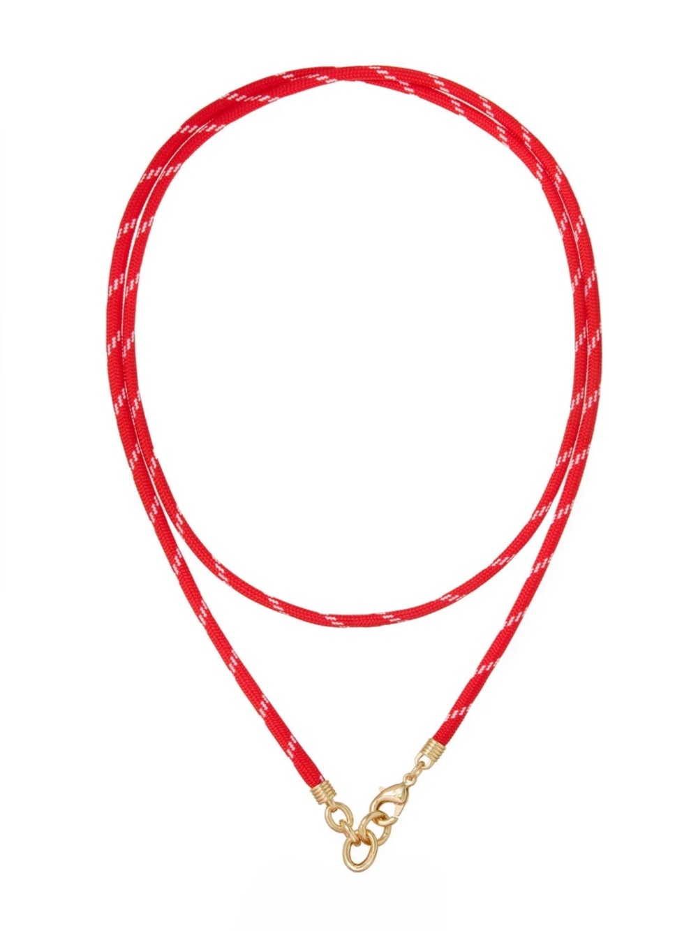 Roxanne Assoulin The Long Happy Cord Charm Necklace Without Charm Red Cord